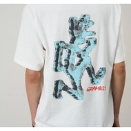 Spring Summer New Style Round Neck GRAMIC Graffiti logo Printing Large Size Casual Short-Sleeved T-S