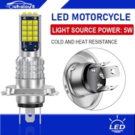 1pcs H4 LED light for motorcycle 360° Super Bright Mini Driving Light H4 H6 T19 P15D Headligh