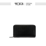 TUMI NASSAU SLG TRAVEL WALLET กระเป๋าสตางค์สำหรับการเดินทาง สีดำนูน