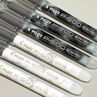 Japan Japan PILOT PILOT P500 Ultra-Fine Pen Elegant Marbled Gold Label Gel Pen Large Capacity Pen