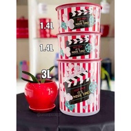 Tupperware Movie Snack One Touch Canister Loose