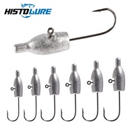 Jig Head Hook 10pcs AJING Fishing Hook Barbed Hook Trout Soft Lure Rockfish Bait Jig Worm Hook
