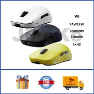 SCYROX V8 Wireless Mouse 30000DPI PAW3395 Lightweight Dual Mode Gaming Mouse