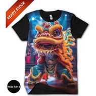 3D Children's Lion Dance T-Shirt Lion Dance Children's Lion Dance Shirt REG-R213