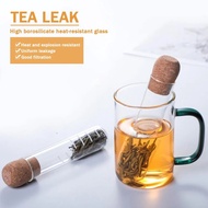 Glass Tea Infuser Transparent Mini Empty Bottle Tea Infuser with Cork