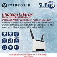 Mikrotik Chateau LTE6 ax (S53UG+5HaxD2HaxD-TC&FG621-EA) 2.4Ghz 5Ghz WiFi6 LTE modem with RouterOS