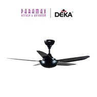 Deka BABY S 46" 5 Blades Ceiling Fan - Matt Black / White