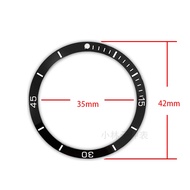 42mm Ceramic Watch Bezel Scale Beveled Insert Ring for Super Ocean Series Watch Accessories