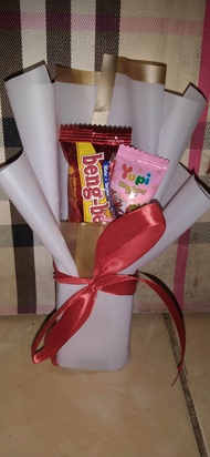 Buket Mini Cokelat Beng-Beng mini Buket Mini Wisuda buket valentine buket coklat valentine