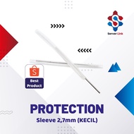 Protection Sleeve 2,7mm x 6cm (content of 100) SMALL Dropwire connection Protector or Dropcore Prote