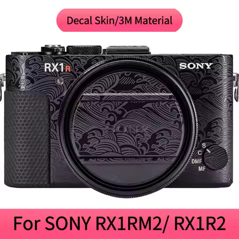 For SONY RX1RM2/ RX1R2 Decal Skin vinyl wrap film camera protection Carbon fiber sticker with leathe