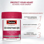 Swisse coenzyme Q10 soft capsule 150mg Q10 protects heart health 50 capsules