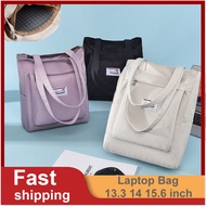 Women Shoulder Bag Shockproof Laptop Bag Canvas Handbag Laptop Sleeve 13.3 14 15.6 inch for MacBook Huawei Acer Lenovo
