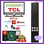 TCL 4K UHD Smart QD-Mini LED Google TV Remote Control G0401-000263 TCL 75P7K Smart TV Remote