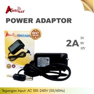 2A 5V 9V 12V JACK T AUTOSAT ADAPTOR AUTOSAT DC CHARGER ADAPTOR Original Power Supply