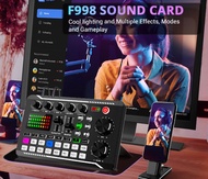 F998 Live Sound Card Webcast For Live Komputer Soundcard F998