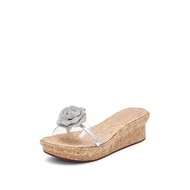 Staccato Womens Wedges Platform Slip On Sandals รองเท้าแตะผู้หญิง รองเท้าส้นตึก พื้นนุ่ม EYB81/EYB83