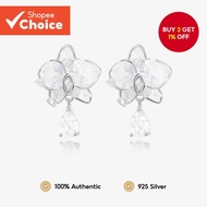 FB92 - New Silver Needle Fashion Design Drop Dangle Earrings - ERFB92FX071  FB92-Subang Jarum Perak 