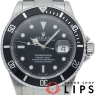 二手勞力士潛航者日曆型 16610LN(K) 男士精鋼腕錶，黑色，拋光，2001 年產，成色極佳，包含原廠錶盒、保固卡和維修手冊。