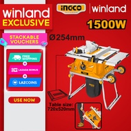 Ingco by Winland Industrial Electric Table Saw Heavy Duty 1500watts TS15008 ING-PT