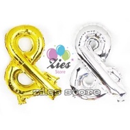 Foil balloons symbol & AND symbol/ AND &