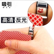 Ready Stock spot Close-up Magic props prophecy Magic Sign Ring King Titanium Steel Ring HD Reflectiv