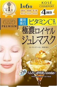 KOSE高絲 Cosmeport Clear Turn 高級蜂王漿維C面膜 4片 平行進口