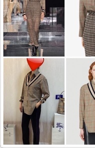 BURBERRY英國格紋襯衫UK4