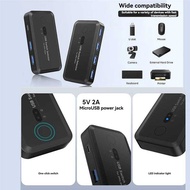 4A Durable-Usb 2 3.0 KVM Switcher Selector Hub Docking Station 2 Computer Share Printer Keyboard