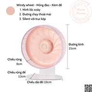 Whirlwind Wheel (Wheel lốc xoáy-Windy Wheel) 21cm 26cm kèm đế cao cấp cho hamster đồ chơi động vật n