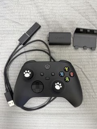 Xbox 無線控制器+原廠接收器+原廠充電套件