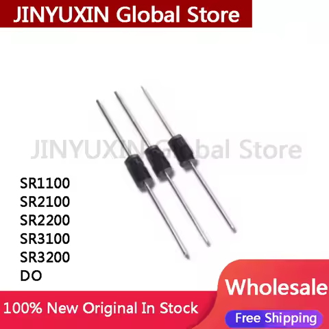 50Pcs SR1100 SR2100 SR2200 SR3100 SR3200 Schottky Diode In Stock Wholesale