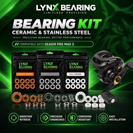 Lynx Bearing Seasir Pro Max 3 hybrid ceramic stainless steel fishing baitcasting spool bc reel