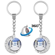 JW.ORG Time Gem Keychain Metal Accessories Alloy Car Pendant