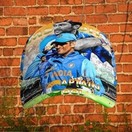 MS Dhoni National Cricket Custom All-Over Print Baseball Cap, Limited Edition “Captain Cool” Themed 