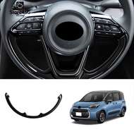 For Toyota Sienta Aqua Yaris Cross 2022 2023 Car Steering Wheel Panel Cover Trim Frame Sticker Acces