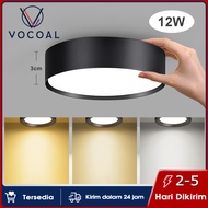 Vocoal LED Downlight 5W 12W Lampu Plafon Rumah Indoor Wall Lampu Stair Corridor Lampu Downlight Outbow Bulat Lampu Lampu Donlet Plafon Led Plafon Lampu Gantung Ruang Tamu Minimalis Desain Modern Untuk Kamar Tidur Dapur Ruang Tamu Mini Ceiling Down Light