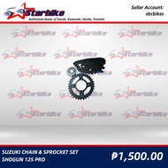 Suzuki Chain &amp; Sprocket Set For Shogun 125 Pro (27000-20830-000)