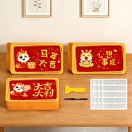 40cps New Year Scratch Cards Diy Lucky Scratch Off Horse Tickets Cards Toy Year Event Annual K3q8