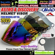 ASTRO & DISCOVERY Helmet Visor 2Tone Smoke Rainbow Gold Akila AXZ Visor Motor For ARC Astro ARC Disc