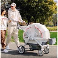 Stroller Wagon Push Pull 2 In 1 Sleep-Sit Convertible Travel Outdoor Upgraded Evenflo Pivot Xplore