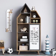 BEYOND - 兒童書櫃書架帶畫板寶寶玩具收納架儲物櫃北歐風格學生繪本置物架80CM