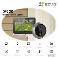Ezviz - 螢石 2K Wire-Free 無線觸控面板智能貓眼攝像頭及門鈴|無線智能攝像頭 DP2-2K