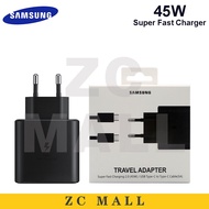 SAMSUNG Original 45W USB-C Super Adaptive ที่ชาร์จชาร์จเร็ว EP-TA845สำหรับ Samsung GALAXY หมายเหตุ10