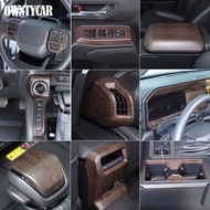 ABS Oak wood grain For Toyota Land Cruiser Prado 250 LC250 2024 Door handle steering wheel Air Outle