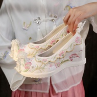 New Style Hanfu Shoes Female Students Antique Female Inner Heightening Antique Shoes