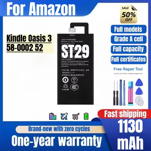 ST29 for Amazon Kindle Oasis 3/58-0002 52 Phone Battery High Quality High Capacity Replacement Bater
