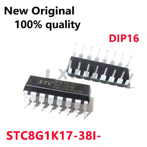 5-10/PCS New Original 8G1K17 STC8G1K17-38I- STC8G1K17-38I-DIP16 Single chip microcomputer In Stock