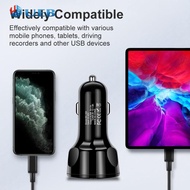 Car Charger QC 3.0 4 Port USB Fast Charger for iOS Android Mobile Phone Tablet