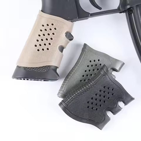 Tactical Rubber Anti-Slip Breathable Cover For AR15 HK416 M4 M16 G17 G19 G22 Magzine Pouch Accessori